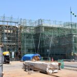 大規模工事現場のイメージ